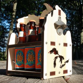 Wooden Beer Caddy - BirchBarn Designs